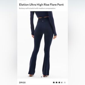 New Navy Athleta Elation Flare Pant